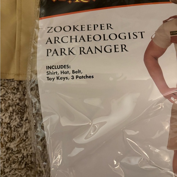 Adult Men Zookeeper/Archeologist/Park Ranger Costume with Hat - Large - Picture 2 of 3